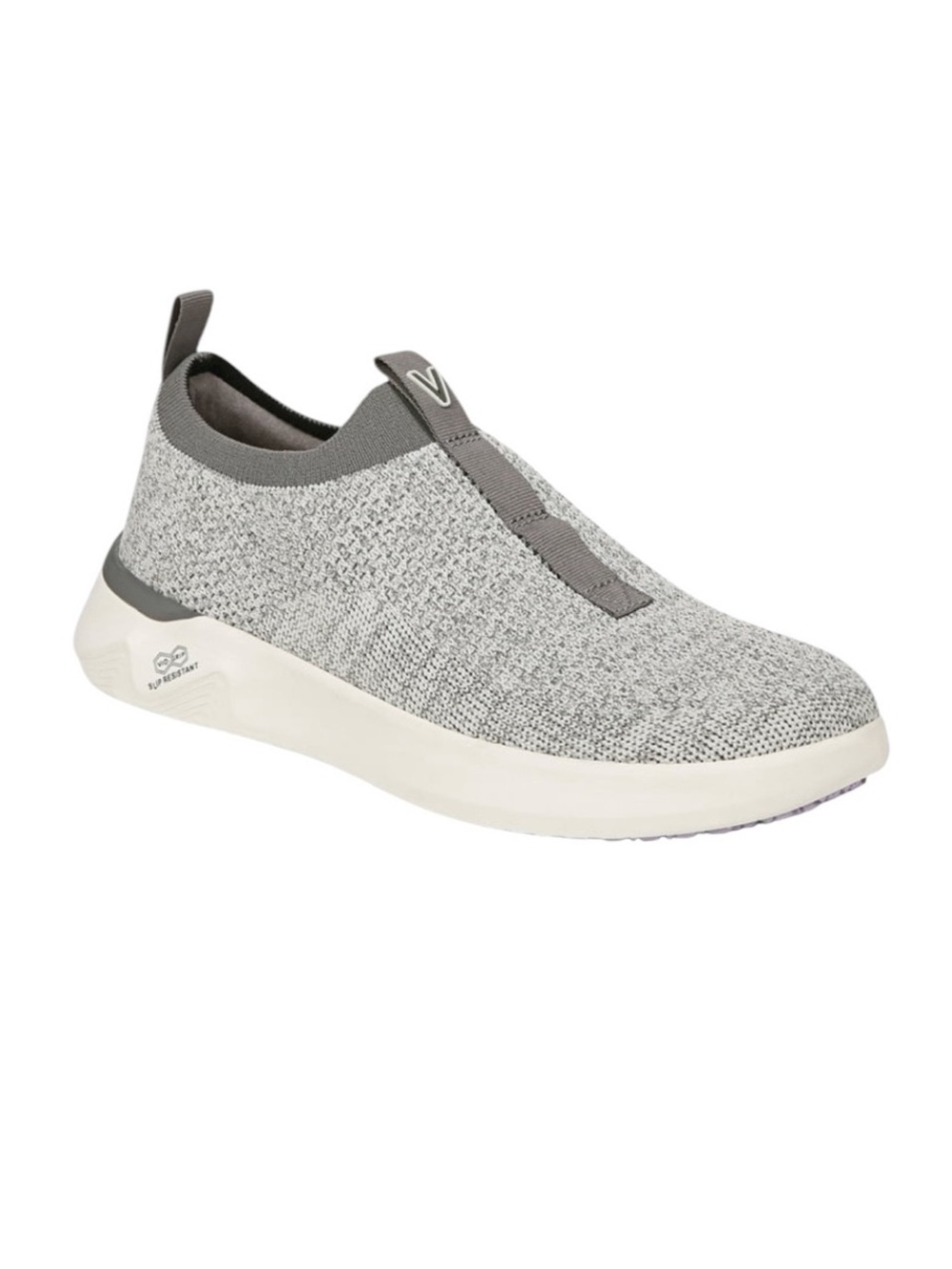 Vionic Escapade Advance Vapor Charcoal Gray Knit Slip On Comfort Sneaker Size‎ 9